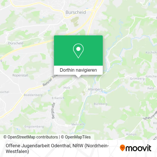 Offene Jugendarbeit Odenthal Karte