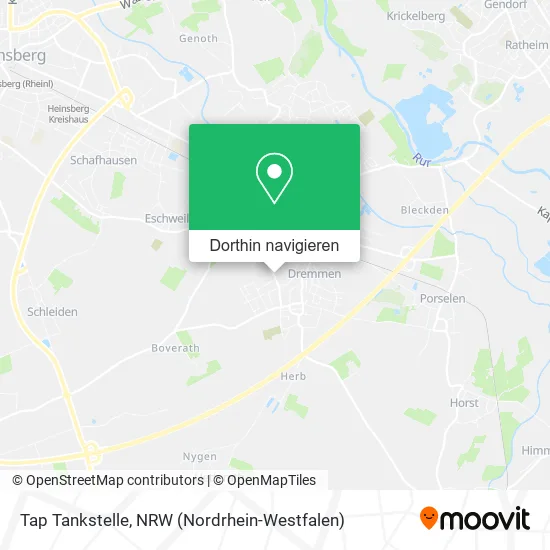 Tap Tankstelle Karte