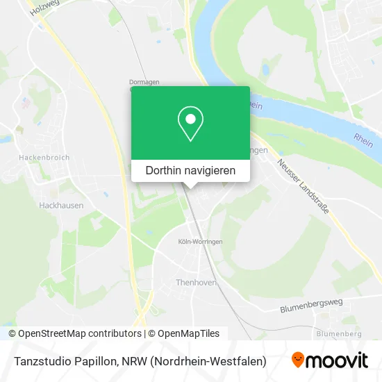 Tanzstudio Papillon Karte