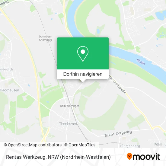 Rentas Werkzeug Karte