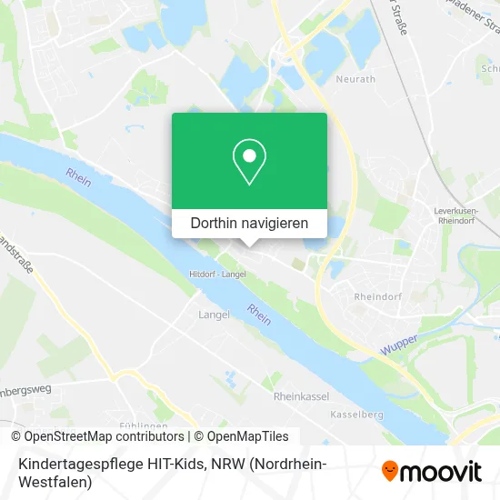 Kindertagespflege HIT-Kids Karte