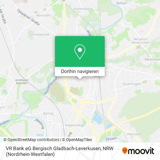 VR Bank eG Bergisch Gladbach-Leverkusen Karte