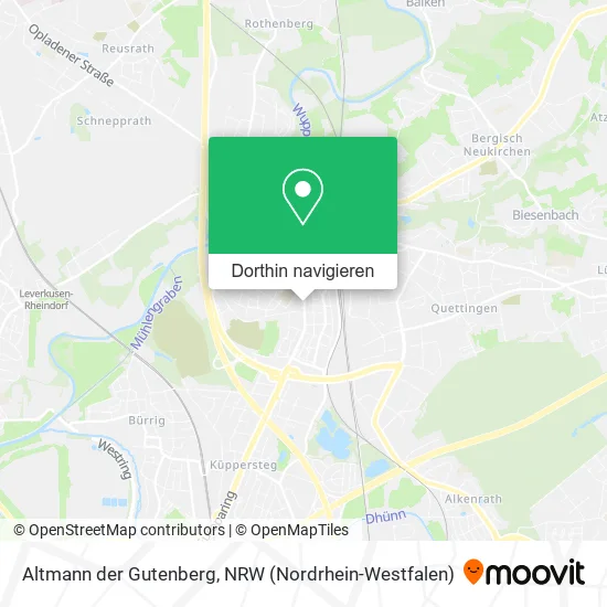 Altmann der Gutenberg Karte