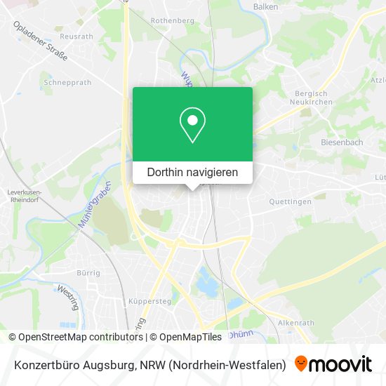 Konzertbüro Augsburg Karte