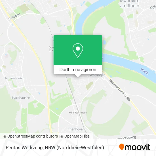 Rentas Werkzeug Karte