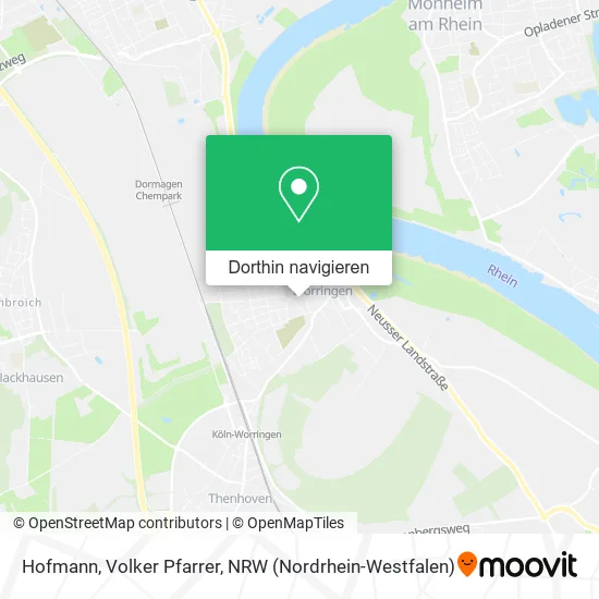 Hofmann, Volker Pfarrer Karte