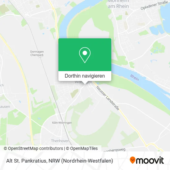 Alt St. Pankratius Karte