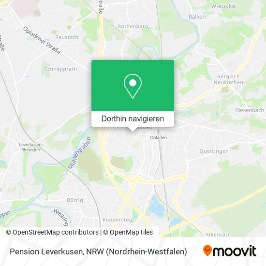 Pension Leverkusen Karte