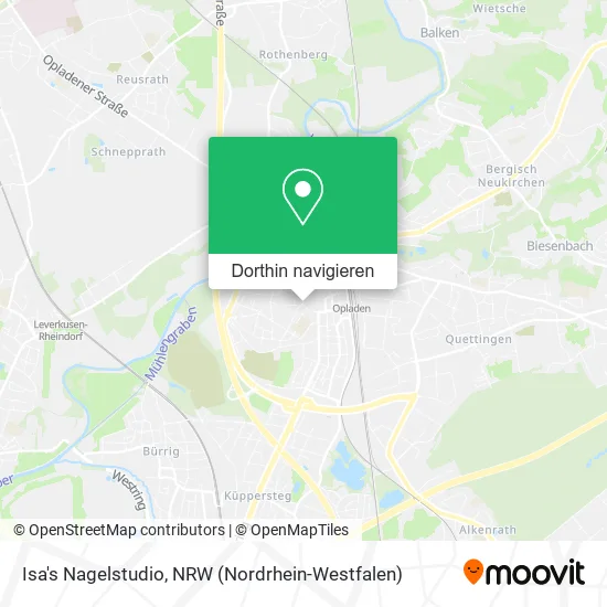 Isa's Nagelstudio Karte