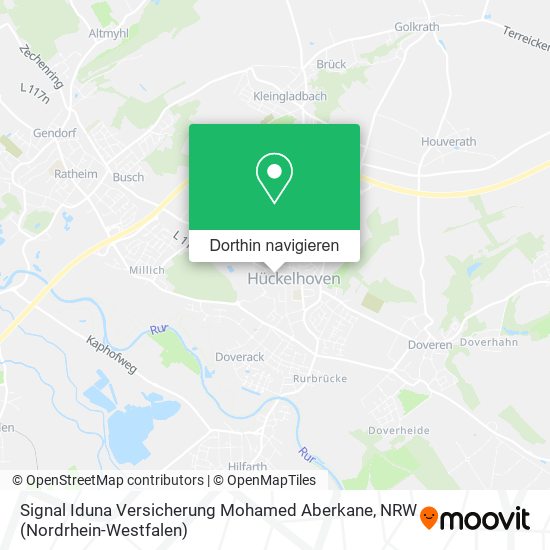 Signal Iduna Versicherung Mohamed Aberkane Karte