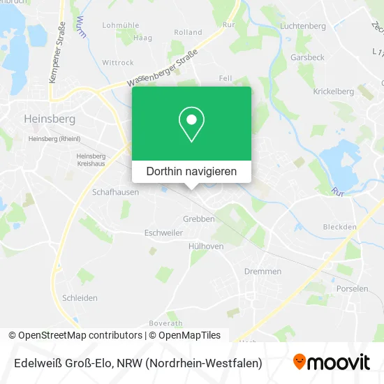 Edelweiß Groß-Elo Karte