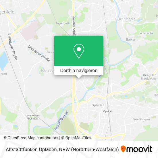 Altstadtfunken Opladen Karte
