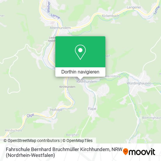 Fahrschule Bernhard Bruchmüller Kirchhundem Karte