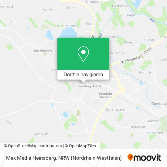 Max Media Heinsberg Karte