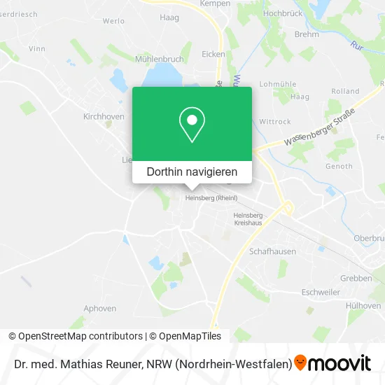 Dr. med. Mathias Reuner Karte