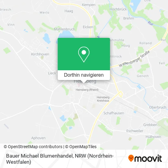 Bauer Michael Blumenhandel Karte