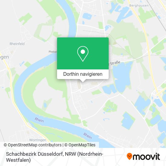 Schachbezirk Düsseldorf Karte