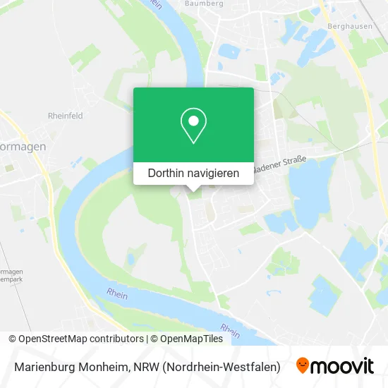 Marienburg Monheim Karte