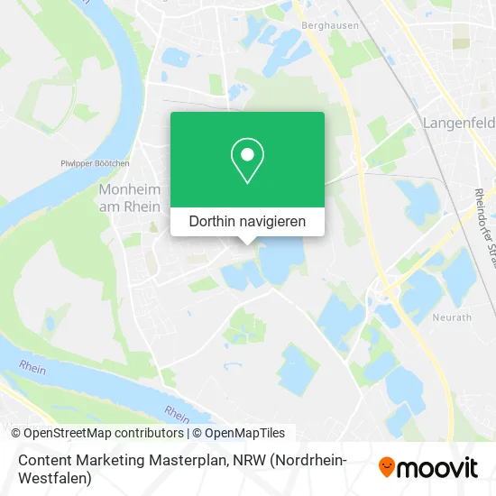 Content Marketing Masterplan Karte