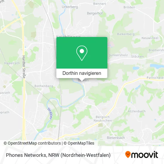 Phones Networks Karte