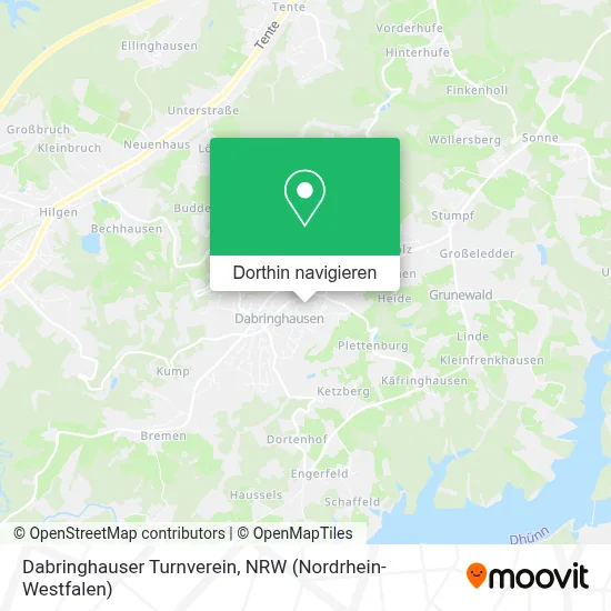 Dabringhauser Turnverein Karte