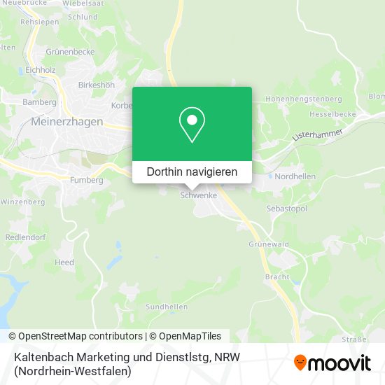 Kaltenbach Marketing und Dienstlstg Karte