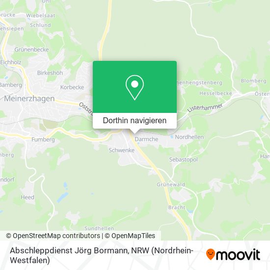 Abschleppdienst Jörg Bormann Karte