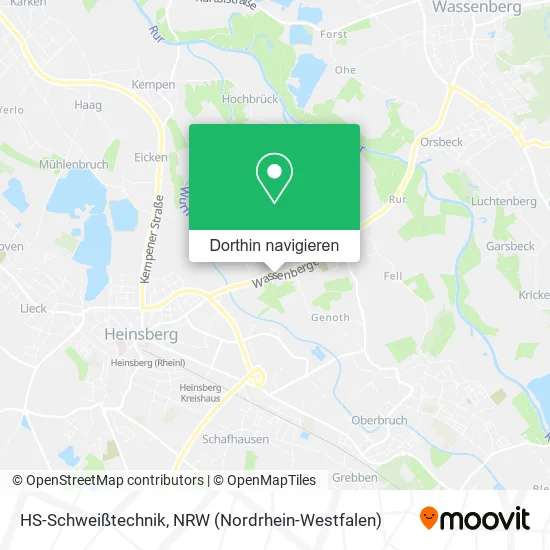 HS-Schweißtechnik Karte