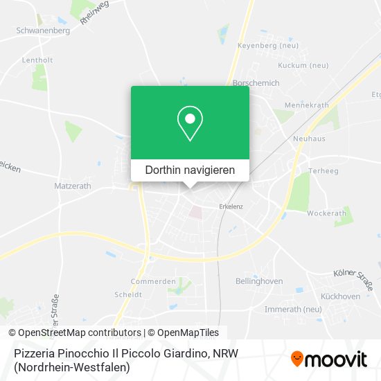Pizzeria Pinocchio Il Piccolo Giardino Karte