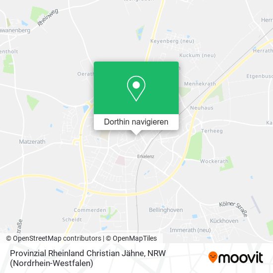 Provinzial Rheinland Christian Jähne Karte