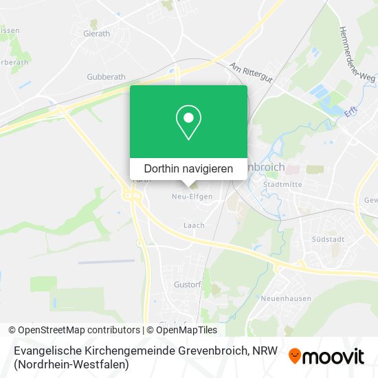 Evangelische Kirchengemeinde Grevenbroich Karte
