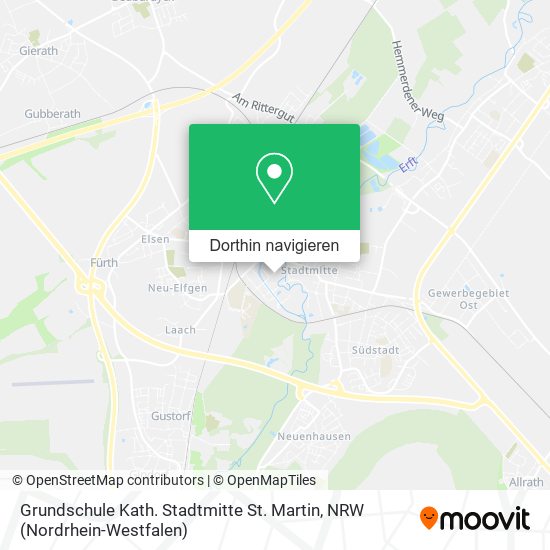 Grundschule Kath. Stadtmitte St. Martin Karte