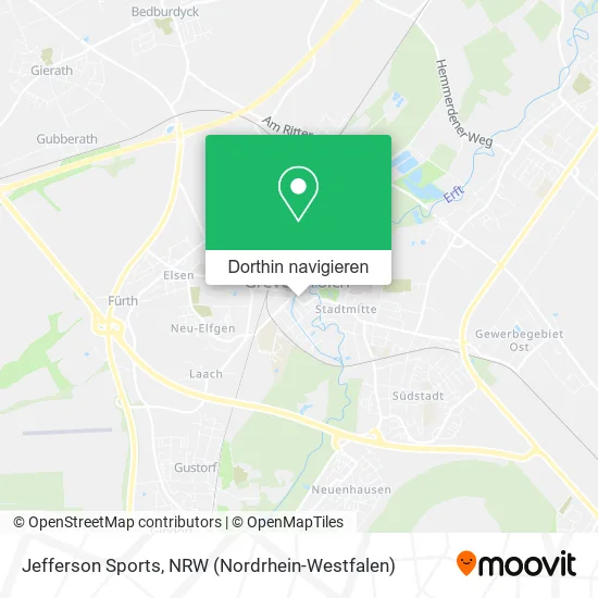 Jefferson Sports Karte