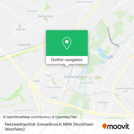 Netzwerktechnik Grevenbroich Karte