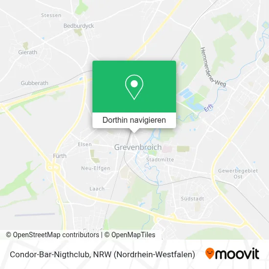 Condor-Bar-Nigthclub Karte