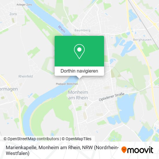 Marienkapelle, Monheim am Rhein Karte