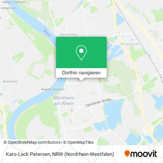 Karo-Lack Petersen Karte