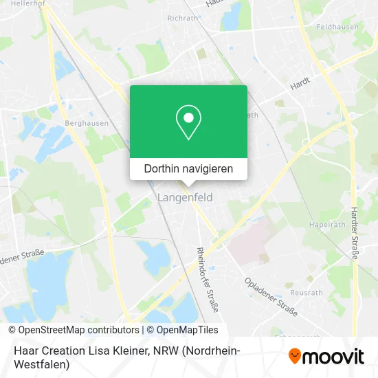 Haar Creation Lisa Kleiner Karte