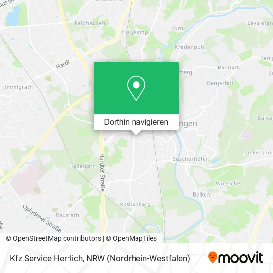 Kfz Service Herrlich Karte