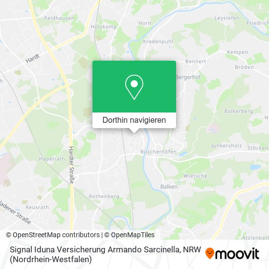 Signal Iduna Versicherung Armando Sarcinella Karte