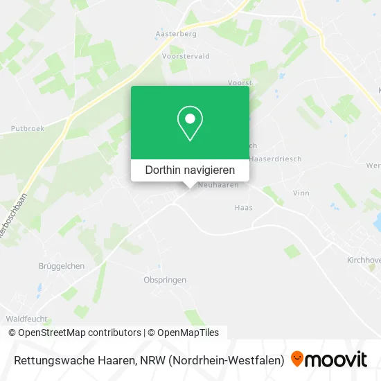 Rettungswache Haaren Karte