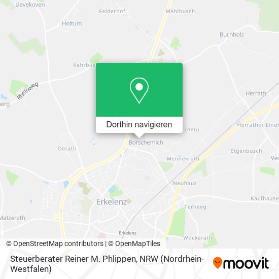 Steuerberater Reiner M. Phlippen Karte
