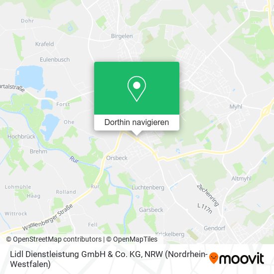 Lidl Dienstleistung GmbH & Co. KG Karte