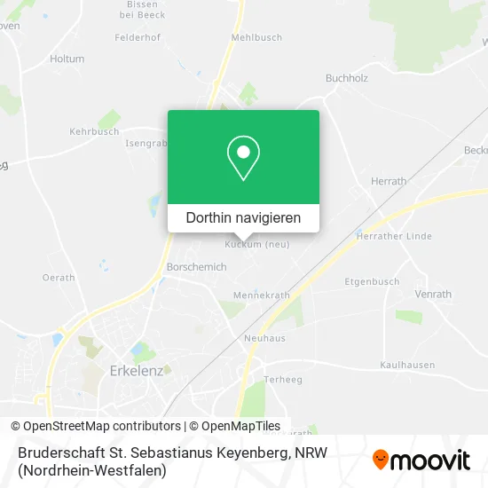 Bruderschaft St. Sebastianus Keyenberg Karte