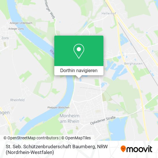 St. Seb. Schützenbruderschaft Baumberg Karte
