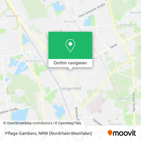 Pflege Gambers Karte