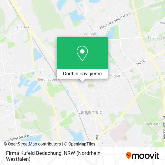 Firma Kufeld Bedachung Karte