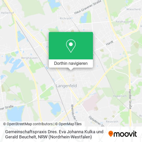 Gemeinschaftspraxis Dres. Eva Johanna Kulka und Gerald Beuchelt Karte