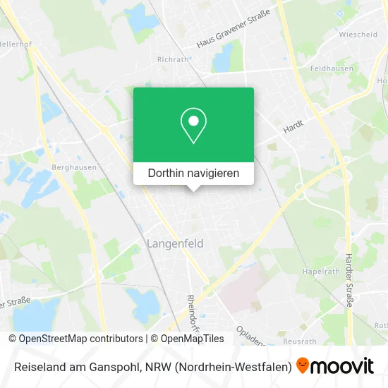 Reiseland am Ganspohl Karte