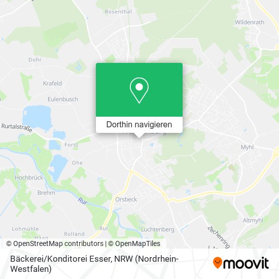 Bäckerei/Konditorei Esser Karte